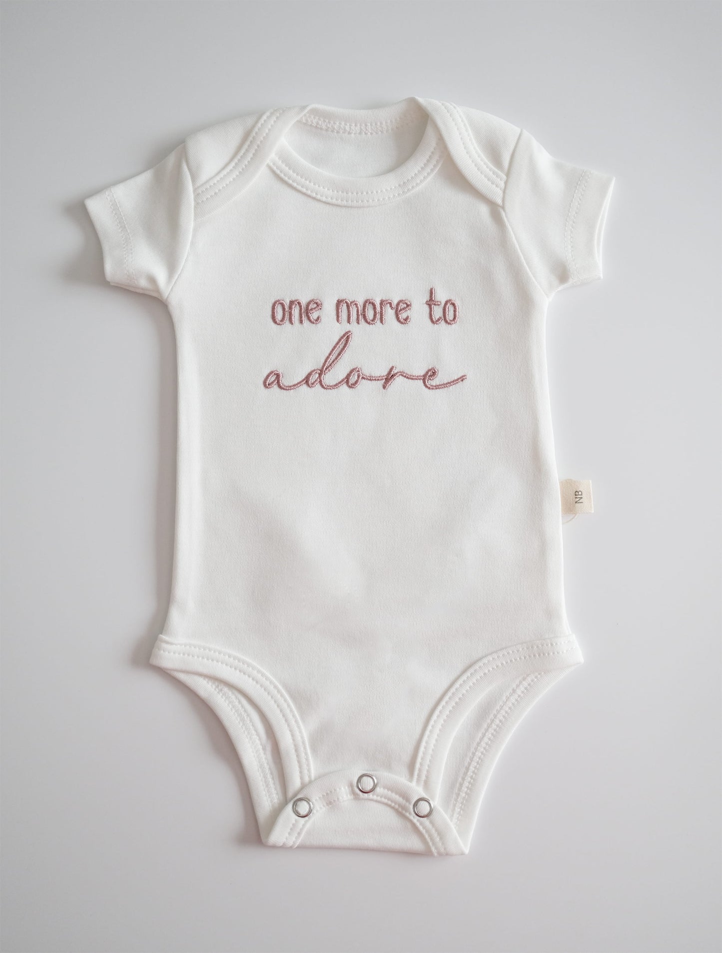 One More to Adore Bodysuit Embroidered