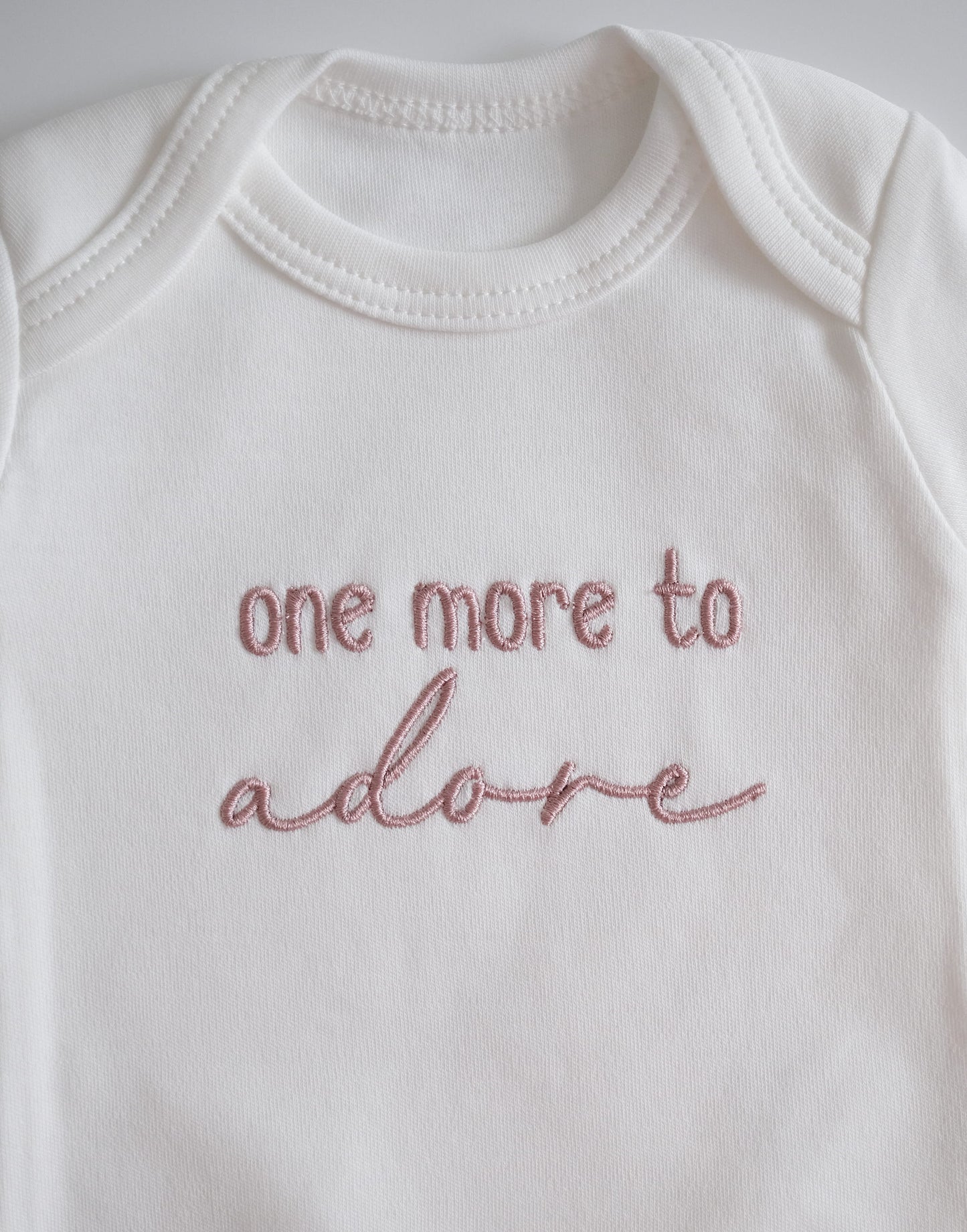 One More to Adore Bodysuit Embroidered