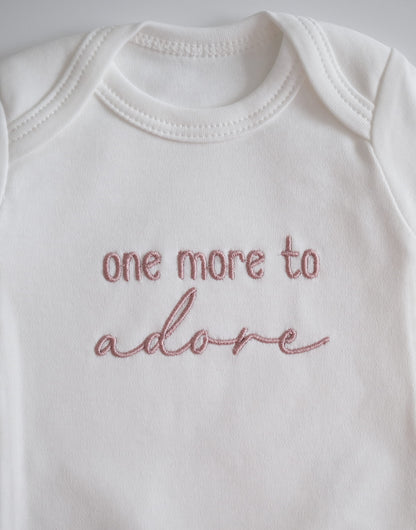 One More to Adore Bodysuit Embroidered