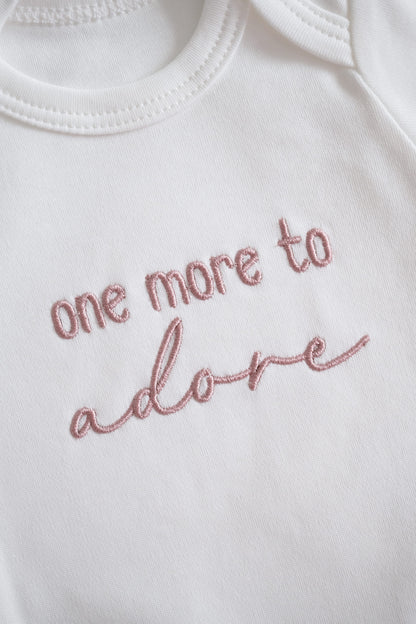 One More to Adore Bodysuit Embroidered
