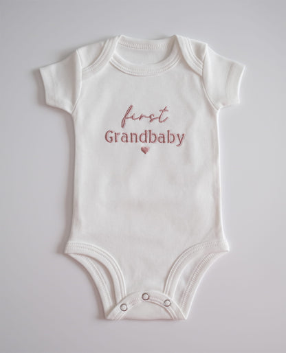 First Grandbaby Bodysuit Embroidered