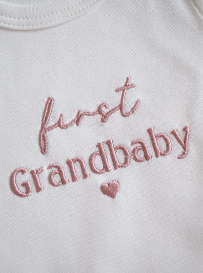 First Grandbaby Bodysuit Embroidered