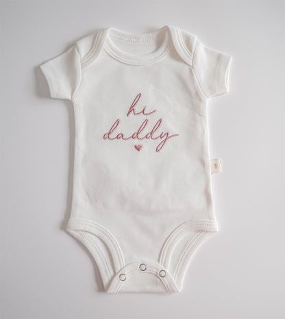 Hi Daddy Bodysuit Embroidered