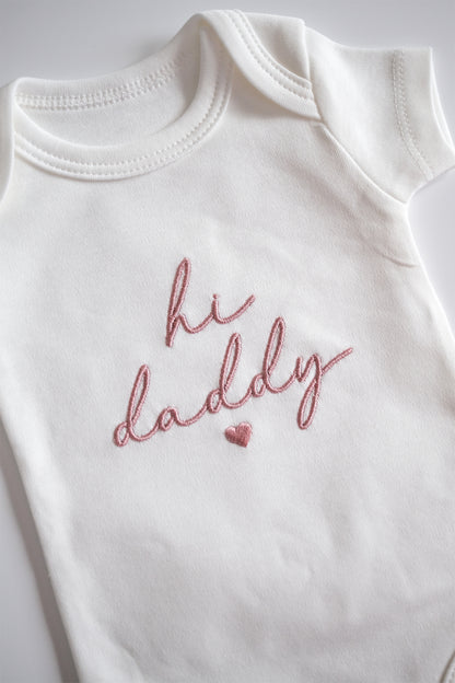Hi Daddy Bodysuit Embroidered