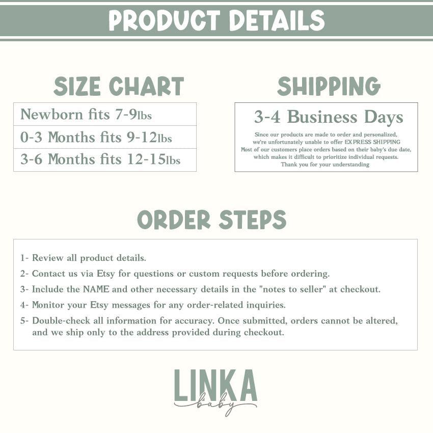 Newborn Baby Boy Hospital Outfit Embroidered Organic Cotton Baby Boy Romper & Hat