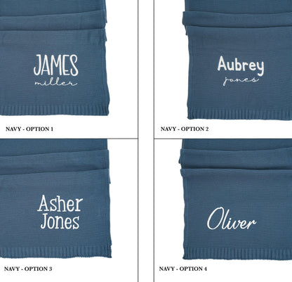 Custom Newborn Name Swaddle, Embroidered Baby Blanket, Baby Shower Gift, Newborn Gift, Newborn Stroller Blanket