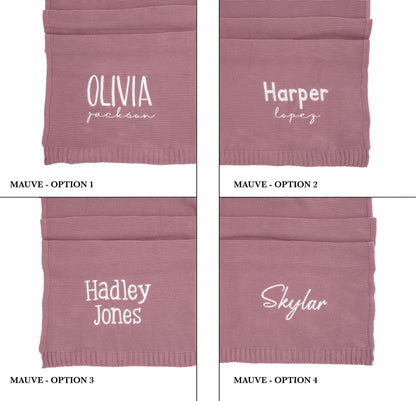 Custom Newborn Name Swaddle, Embroidered Baby Blanket, Baby Shower Gift, Newborn Gift, Newborn Stroller Blanket