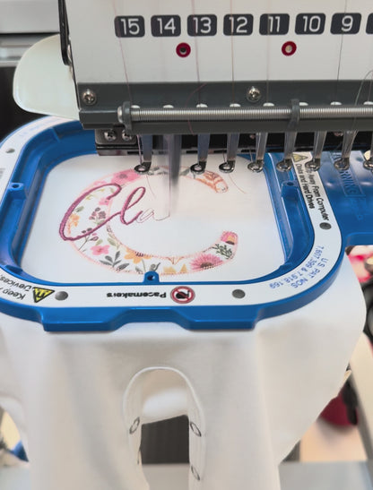 Newborn Baby Girl Coming Home Outfit Embroidered, Gift for Baby Girl, Personalized Newborn Baby Girl Outfit, Baby Girl Gift Set